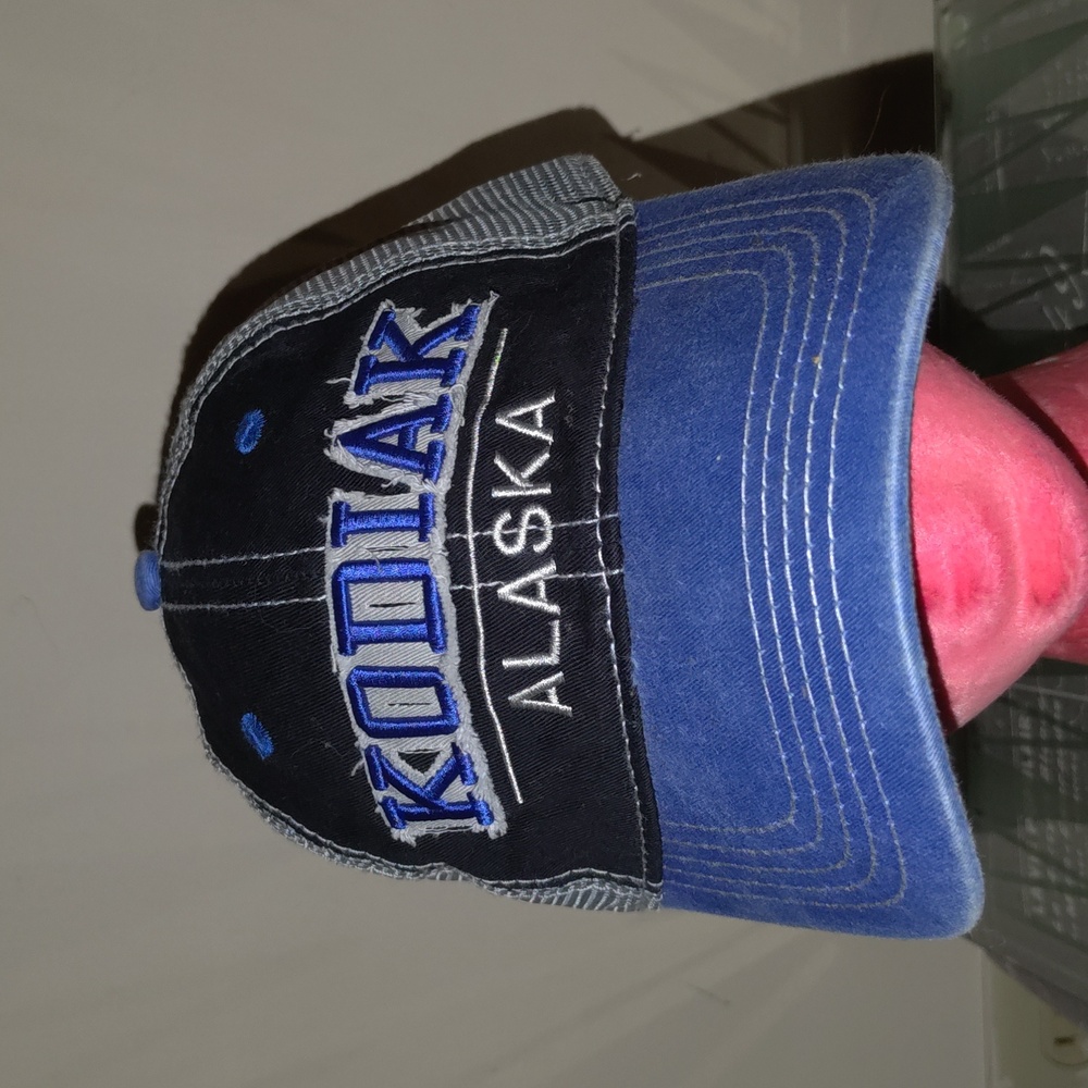 Kodiak Alaska Embroidered Letters Trucker Mesh Strap-on Hat Cap